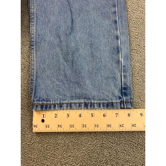 Levi's Men's 34x29 550 Relaxed Fit Blue Light Wash Straights Jeans - Picture 9 of 14